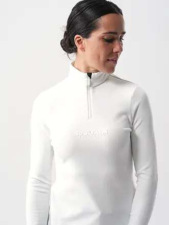 SPORTALM | Damen Unterzieh Zipshirt aus dünner Fleece-Qualität | 